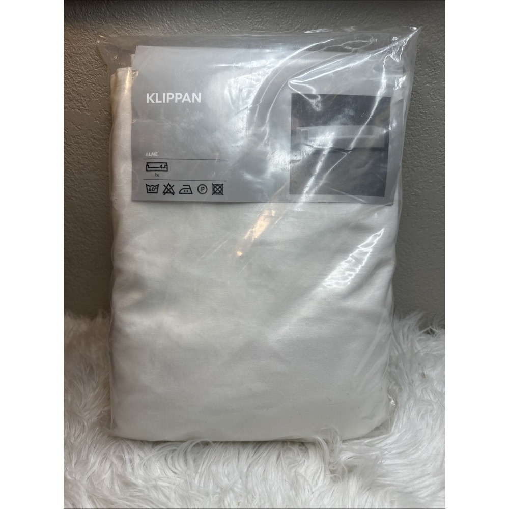 $90 🌙 Ikea Klippan Lovecraft Cover ALME Off White Slipcover 4 Person SEALED